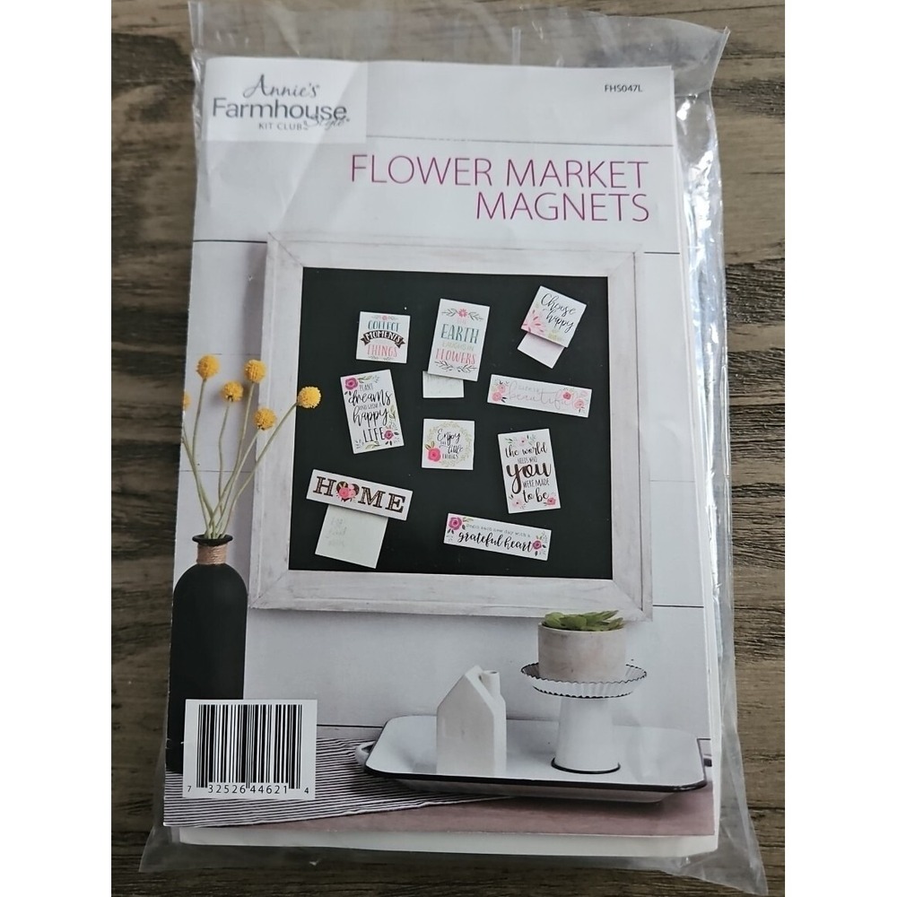 FLOWER MARKET MAGNETS (ANNIE'S CREATIVE WOMAN) - BRAND NEW FHS047L
